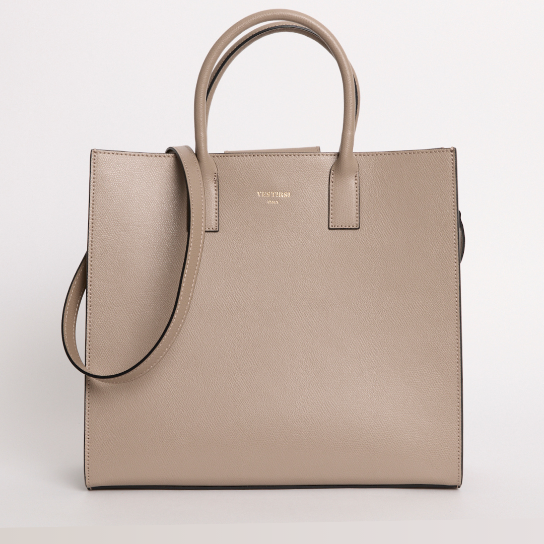 Structured shop work tote