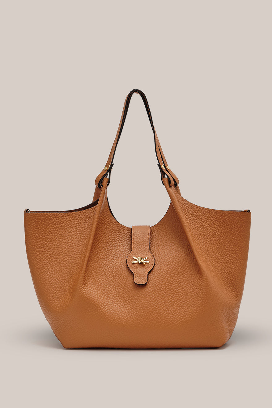 Grace Large East West Tote Tan VESTIRSI