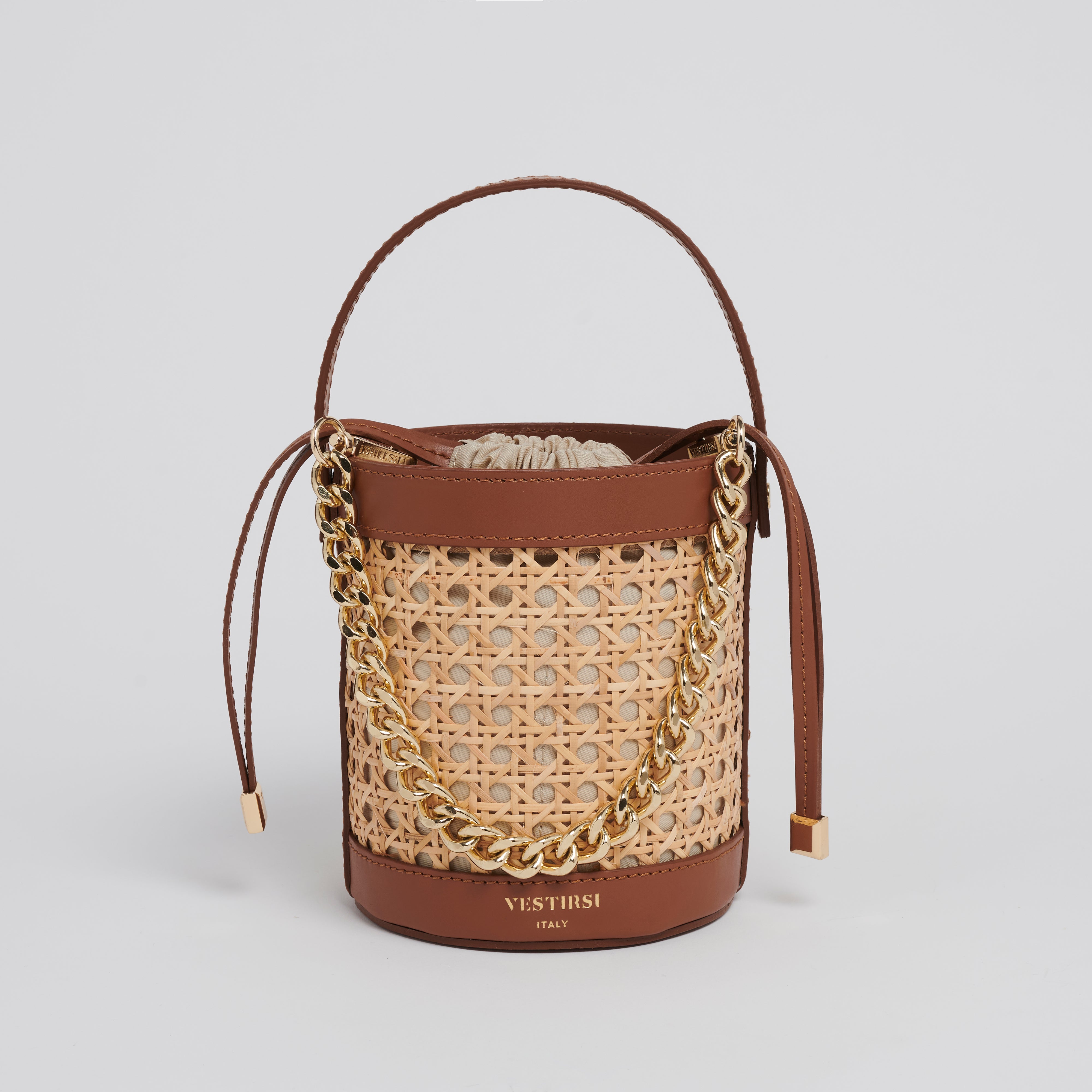 Tan bucket clearance bag