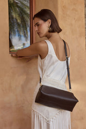 Rita Dark Chocolate Crossbody Bag