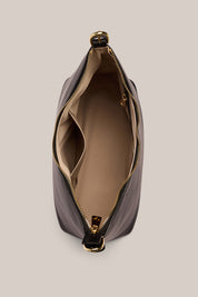 Harper Black Leather Hobo