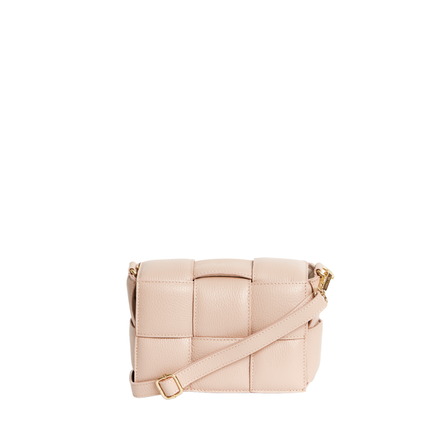 Margot Dusty Pink Leather Woven Bag – VESTIRSI
