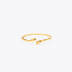 18K Gold Vermeil Fine Snake Ring - VESTIRSI