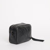VESTIRSI Vanessa crossbody Camera bag Italian pebbled leather - BLACK