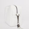 VESTIRSI Vanessa crossbody Camera bag Italian pebbled leather - WHITE