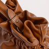VESTIRSI Italian smooth leather bucket bag Lucia tan