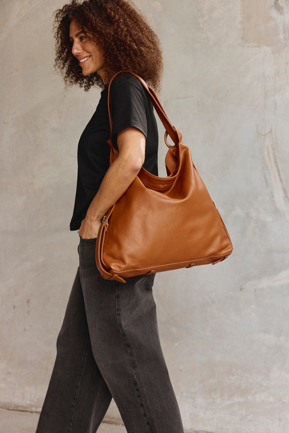 Bella XL Tan 3-in-1 Convertible Bag