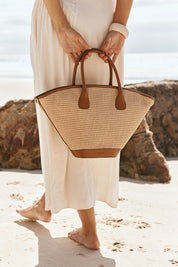 Jamie Tan Raffia Tote