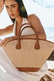 Jamie Tan Raffia Tote