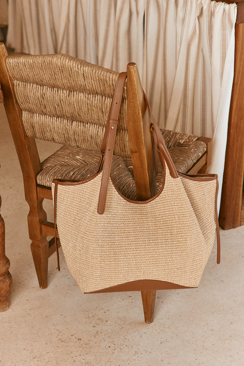 Romy Resort Shopper Tote Tan