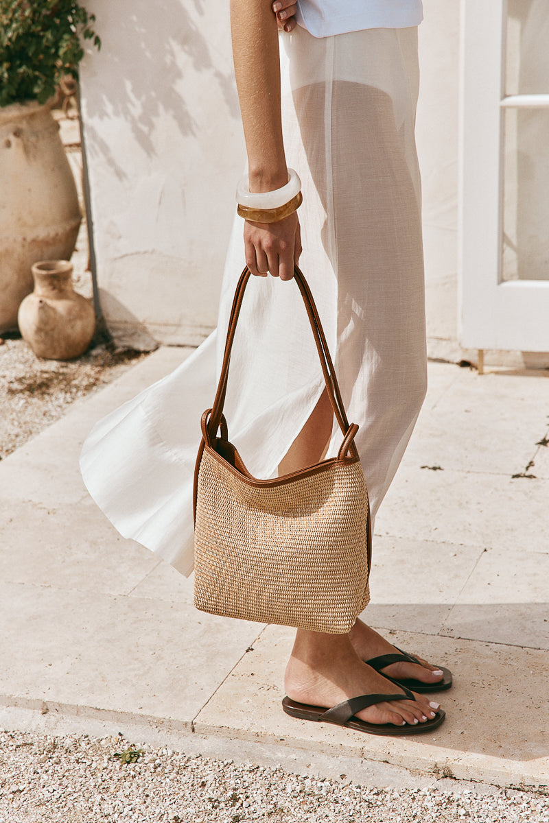 Bella Mini Resort 2-in-1 Convertible Backpack Tan