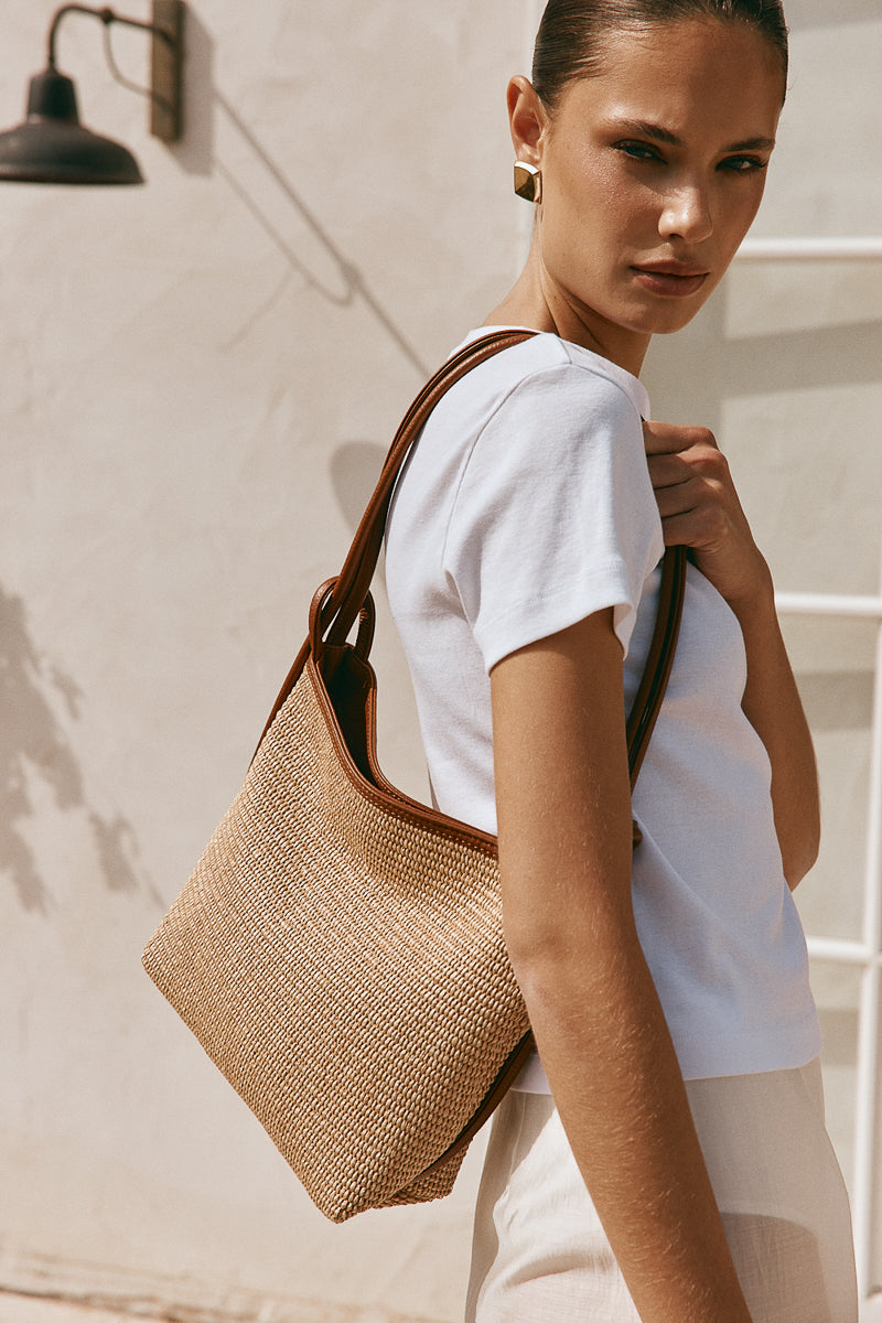 Bella Mini Resort 2-in-1 Convertible Backpack Tan