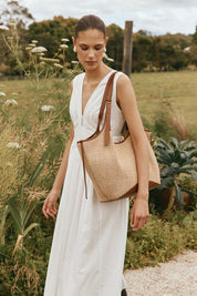 Romy Resort Shopper Tote Tan