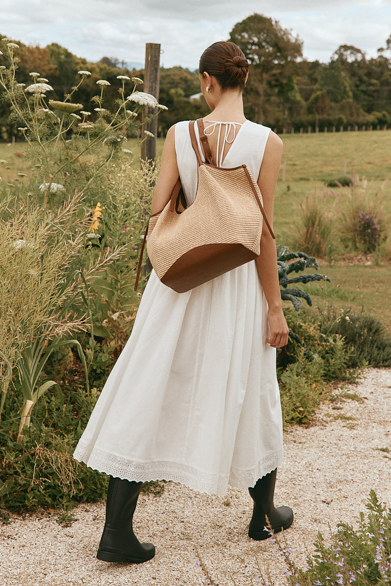 Romy Resort Shopper Tote Tan