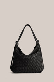 Woven Bella Black 2-in-1 Convertible Backpack Tote - Slightly Imperfect