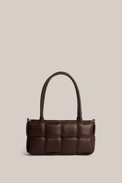 Margot Dark Chocolate Woven Baguette