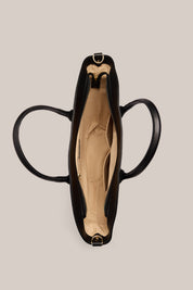 Jamie Black Leather Tote
