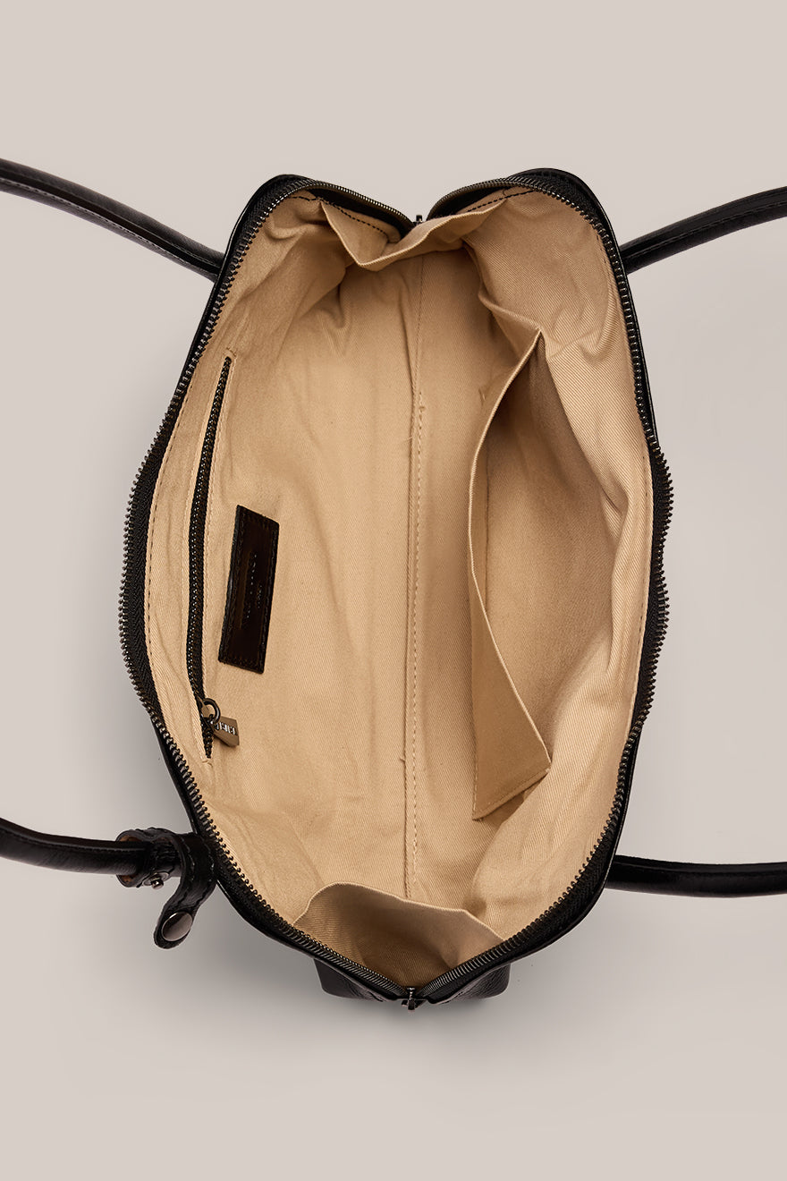 Fallon Black Shoulder Bag