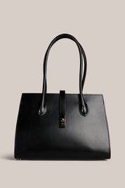 Ava Structured Leather Tote