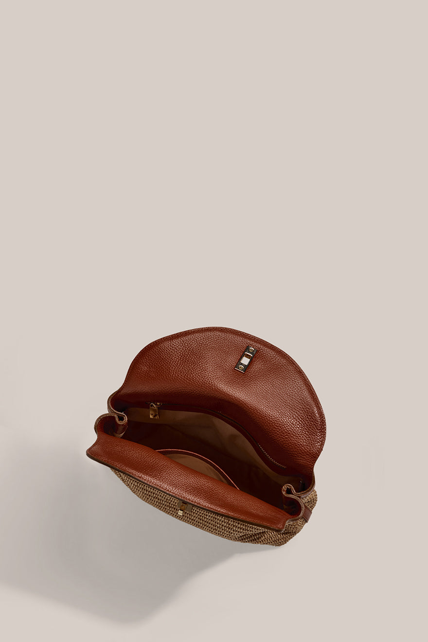 Sloane Mini Tan Resort Crossbody Clutch