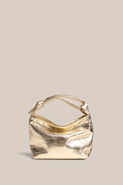 Jess Gold Leather Pouch