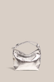 Jess Silver Leather Pouch