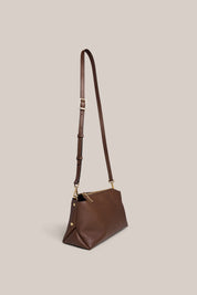Clara Chocolate Shoulder Crossbody Bag