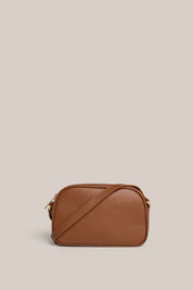 Vera Cognac Camera Crossbody Bag