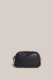 Vera Black Camera Crossbody Bag