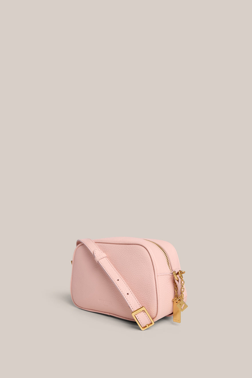 Vera Pale Pink Camera Crossbody Bag