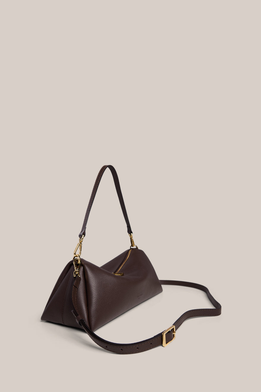 Rita Dark Chocolate Crossbody Bag