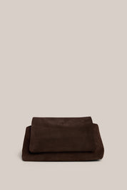 Celeste Dark Chocolate Clutch Crossbody Bag