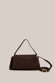 Celeste Dark Chocolate Clutch Crossbody Bag