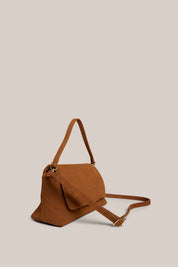 Celeste Cognac Clutch Crossbody Bag