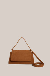 Celeste Cognac Clutch Crossbody Bag