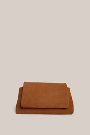 Celeste Cognac Clutch Crossbody Bag