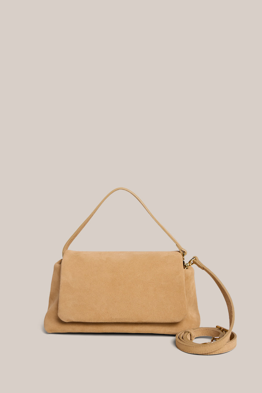 Celeste Latte Clutch Crossbody Bag