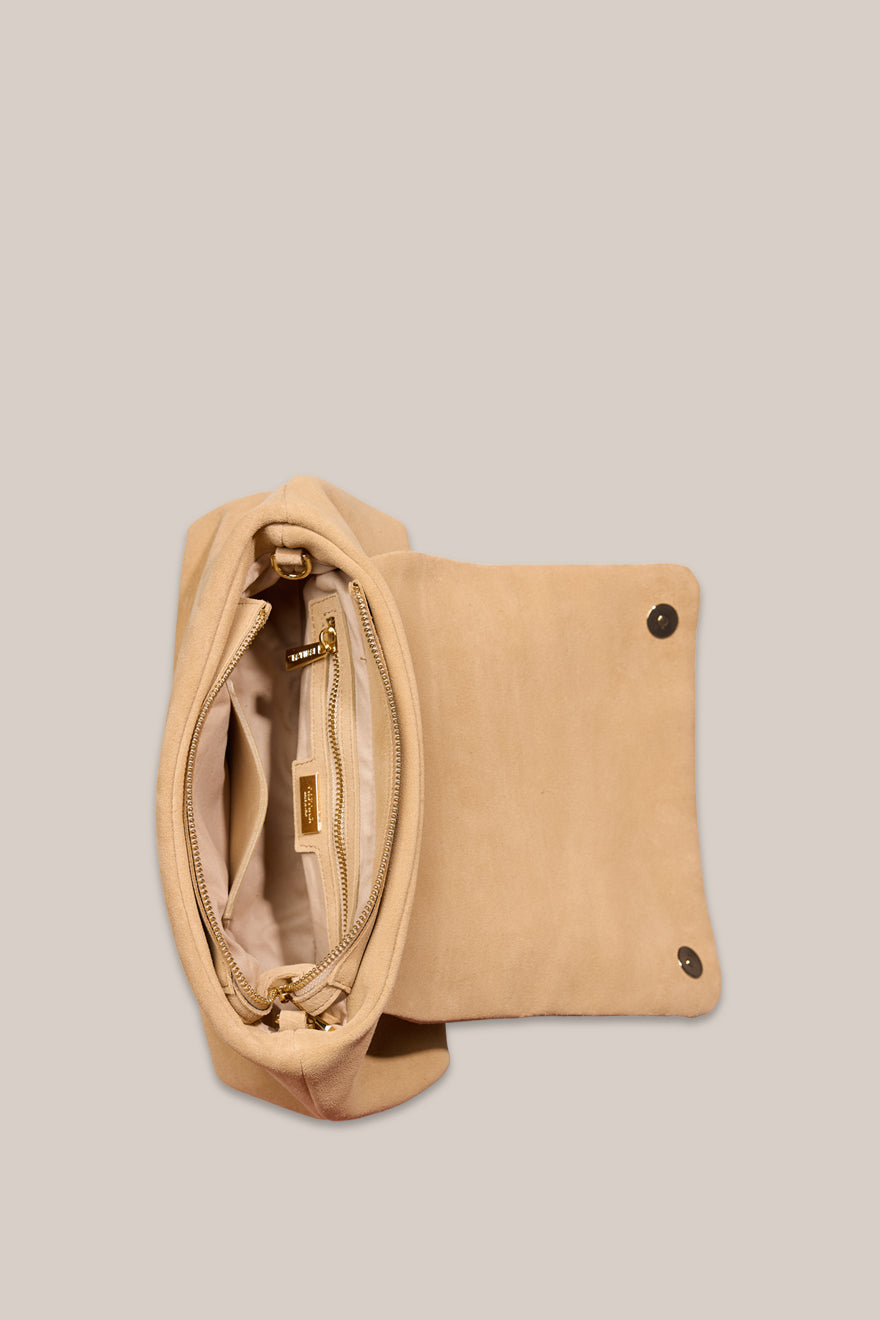 Celeste Latte Clutch Crossbody Bag