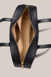 Vera Black Baguette Bag