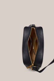 Vera Black Camera Crossbody Bag