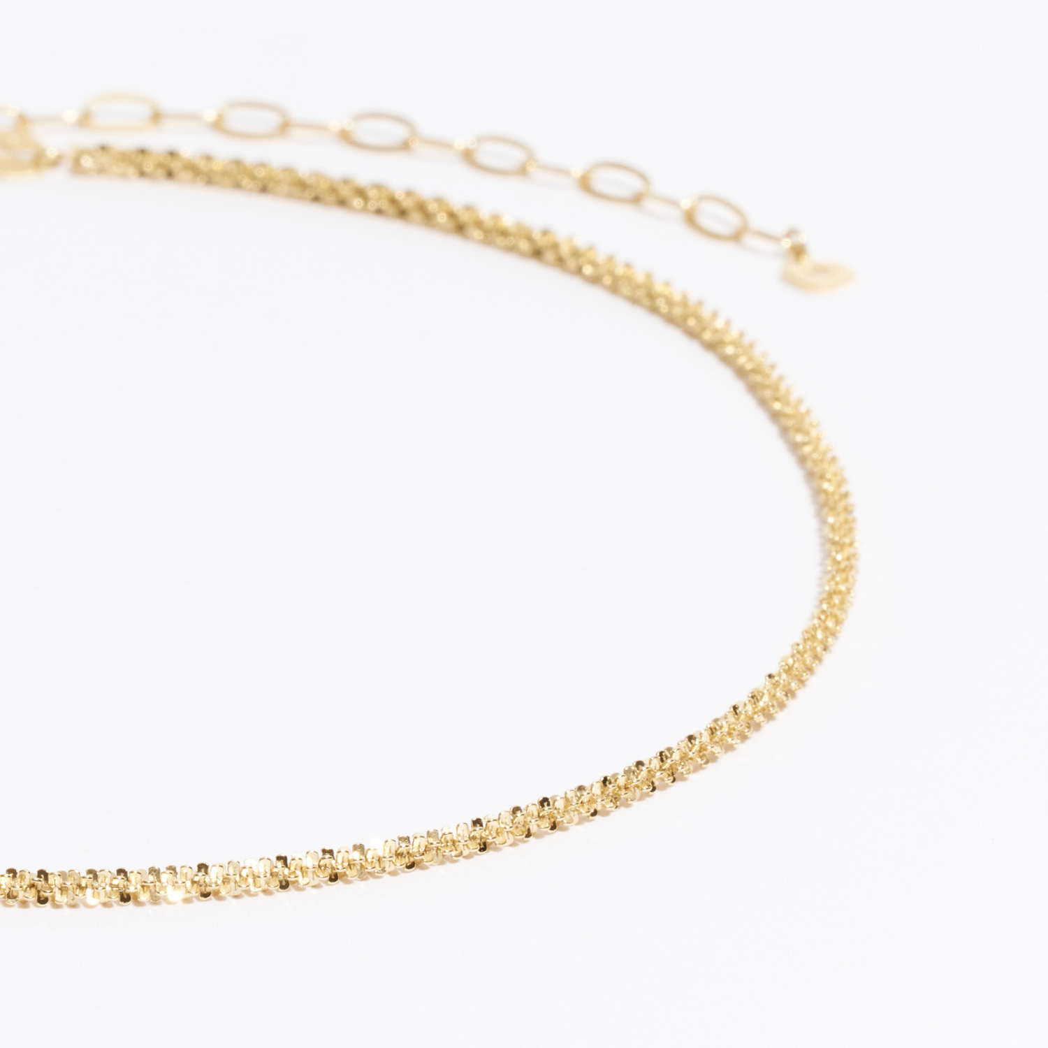 18K Gold Vermeil Sparkle Necklace - VESTIRSI