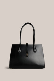 Ava Structured Leather Tote