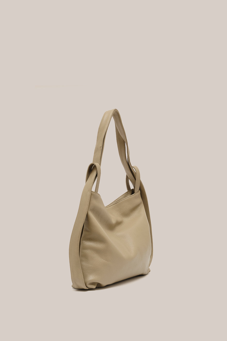 Bella Beige 2-in-1 Convertible Backpack Tote