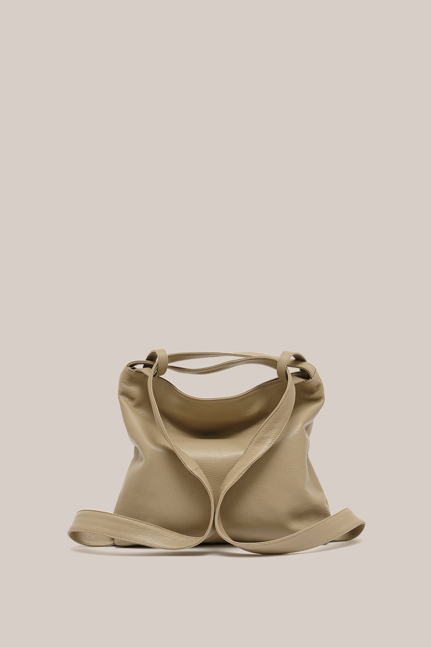 Bella Beige 2-in-1 Convertible Backpack Tote