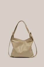 Photo of a beige bella backpack