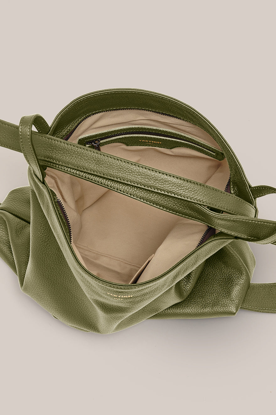 Bella Khaki 2-in-1 Convertible Backpack Tote