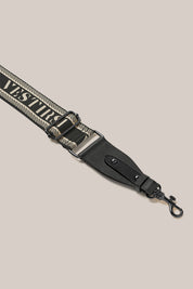 VESTIRSI Woven Strap - Black Smooth Leather (Gunmetal) - VESTIRSI