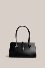 Darcy Structured Leather Shoulder Bag