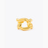 18K Gold Vermeil Chunky Chain Ring - VESTIRSI