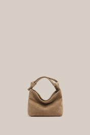 Jess Mini Suede Pouch Brown